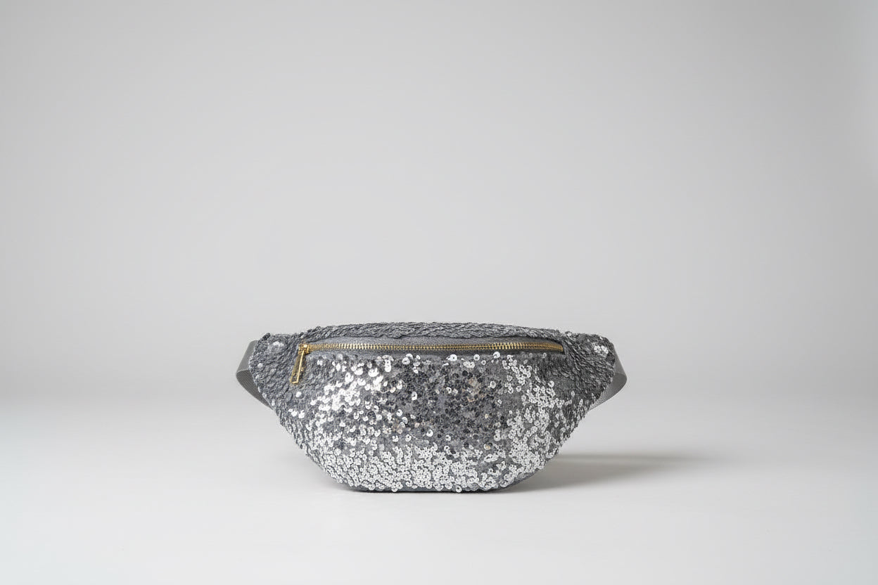 Banane Sequin ARGENT - L'atelier d'Alice