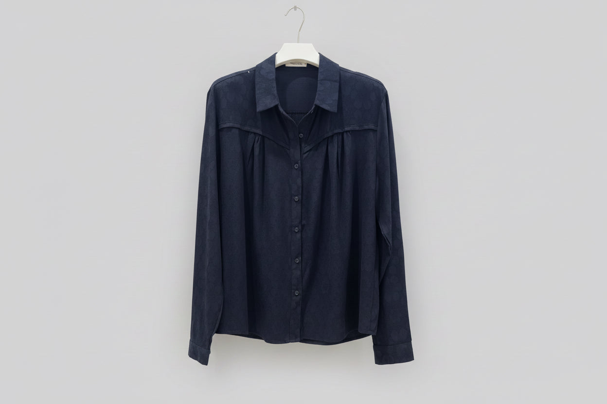 Blouse fleurie Noire