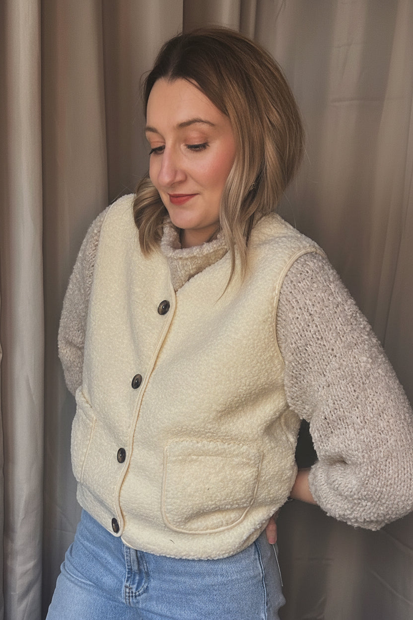 Veste sans manche Jeanne