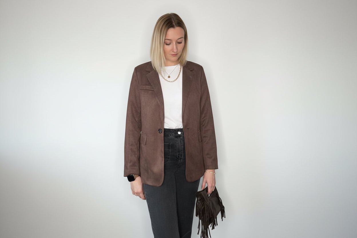 Blazer choco - L'atelier d'Alice