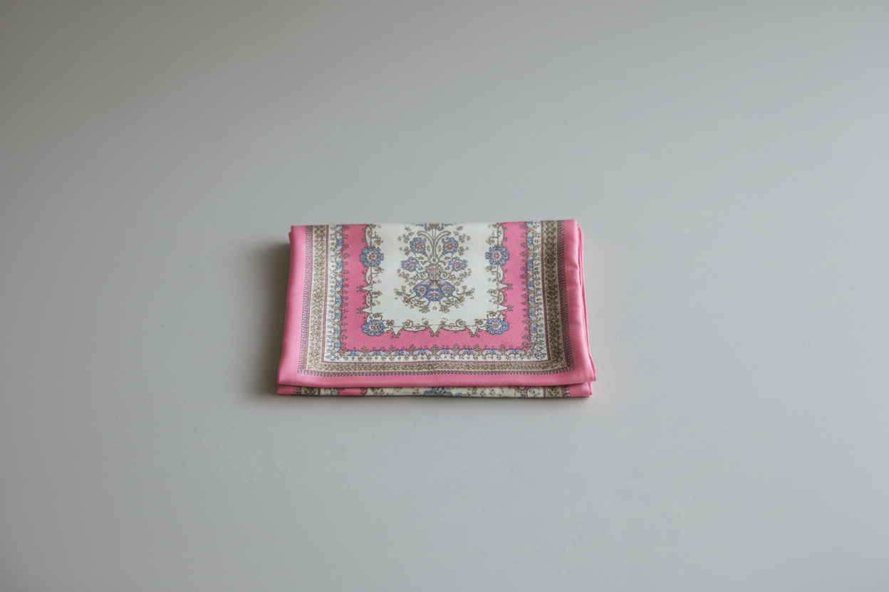 Foulard Fushia - L'atelier d'Alice