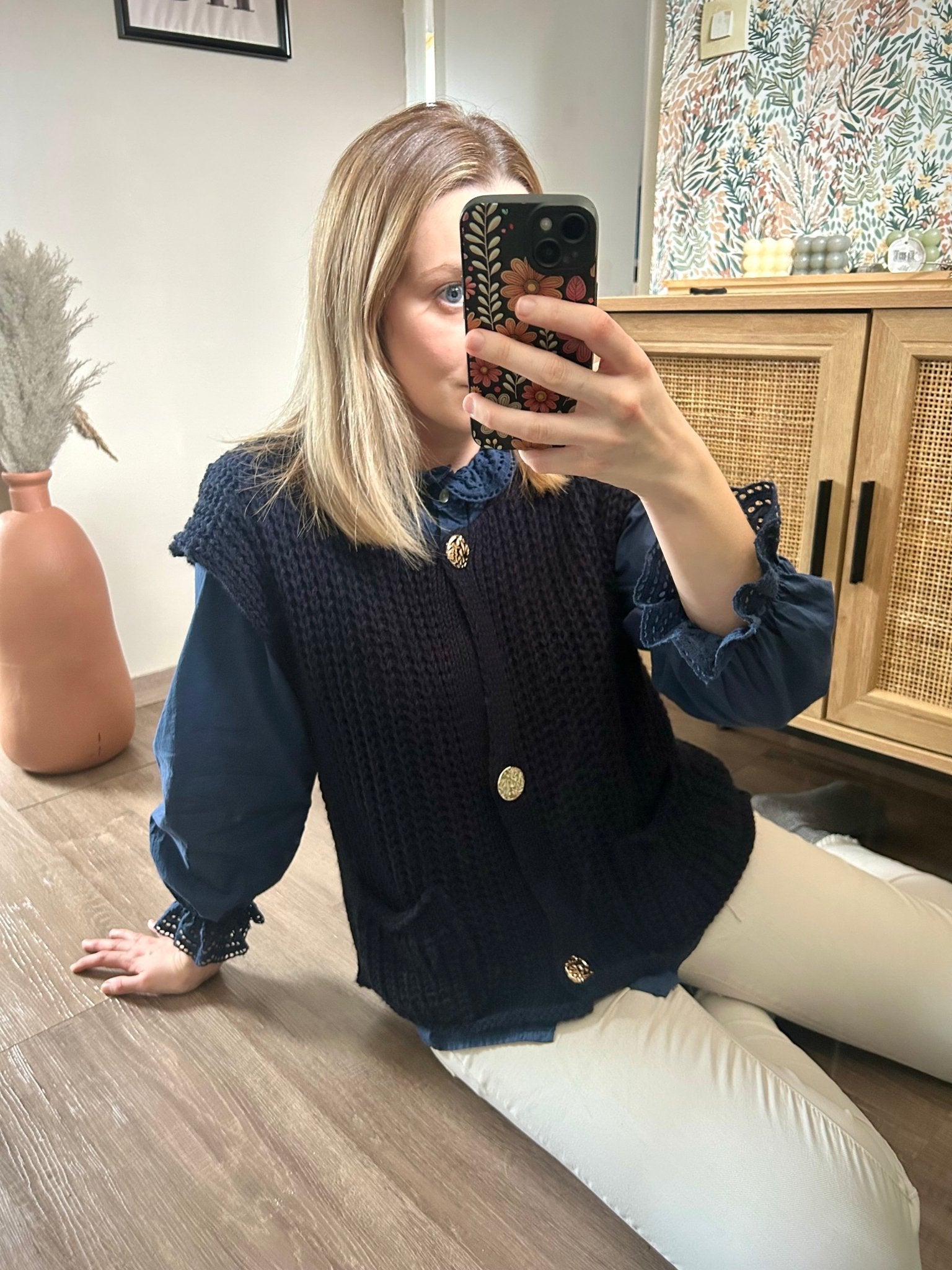 Gilet Flora - L'atelier d'Alice