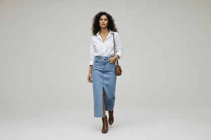 Jupe en jean - L'atelier d'Alice